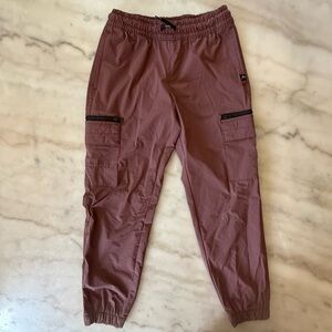 Like New Boys Art Class brick red Cargo Woven Tech Jogger Pants size 6